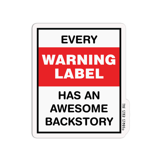 Funny Warning Label Stickers