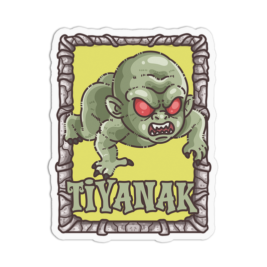 Green Tiyanak - Filipino Creatures Sticker