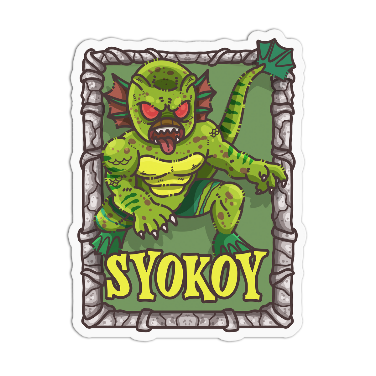 Aquatic Syokoy - Filipino Creatures Sticker