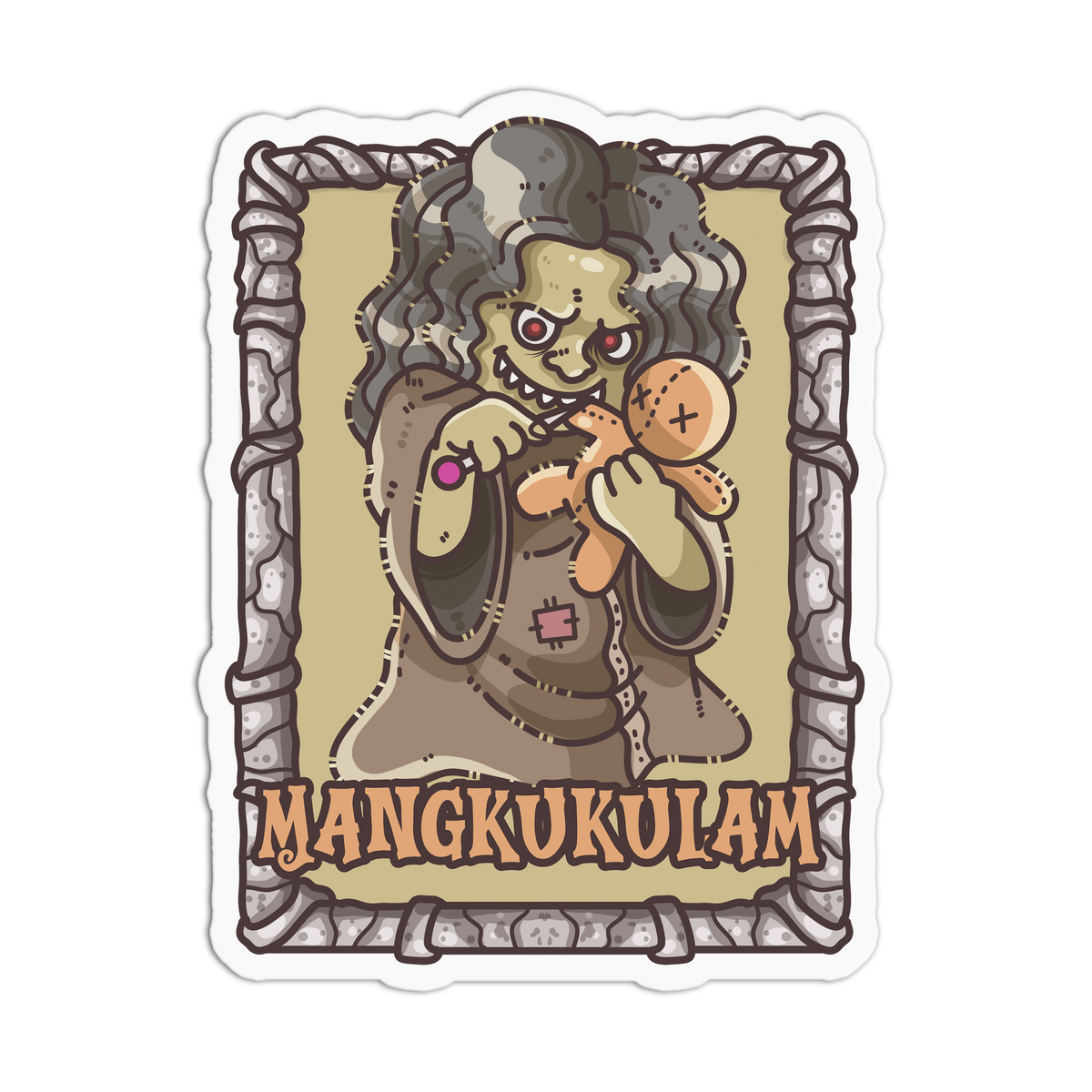 Voodoo Mangkukulam - Filipino Creatures Sticker