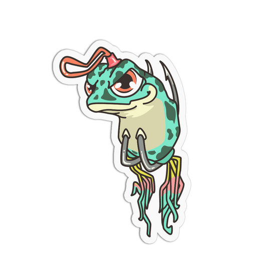 Frog Baits - Fishing Lure Sticker