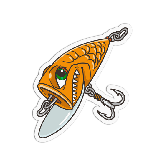 Amber Jointed - Fishing Lure Sticker