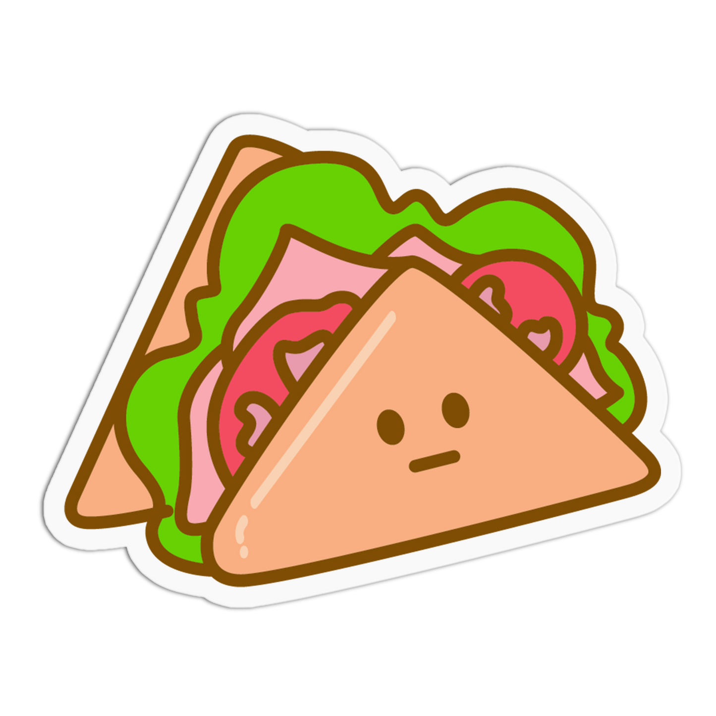 Fresh Sandwich Food Friends Sticker