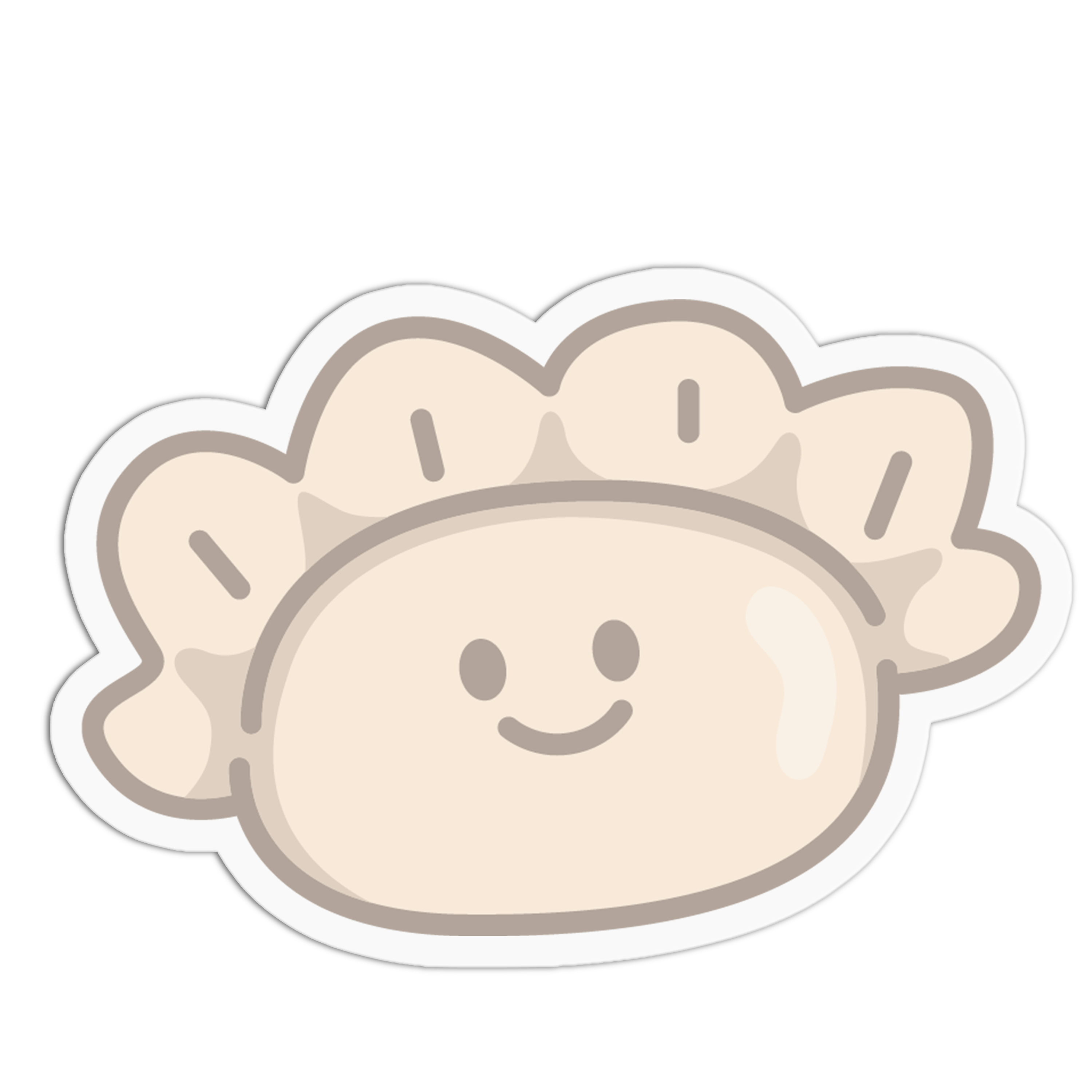 Happy Dumpling Food Friends Sticker – The Stkr Store