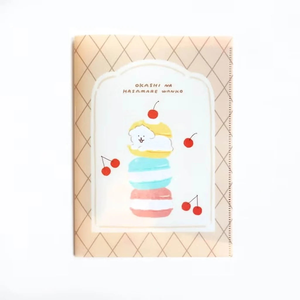 Furukawashiko A5 Two-Pocket Clear File Folder