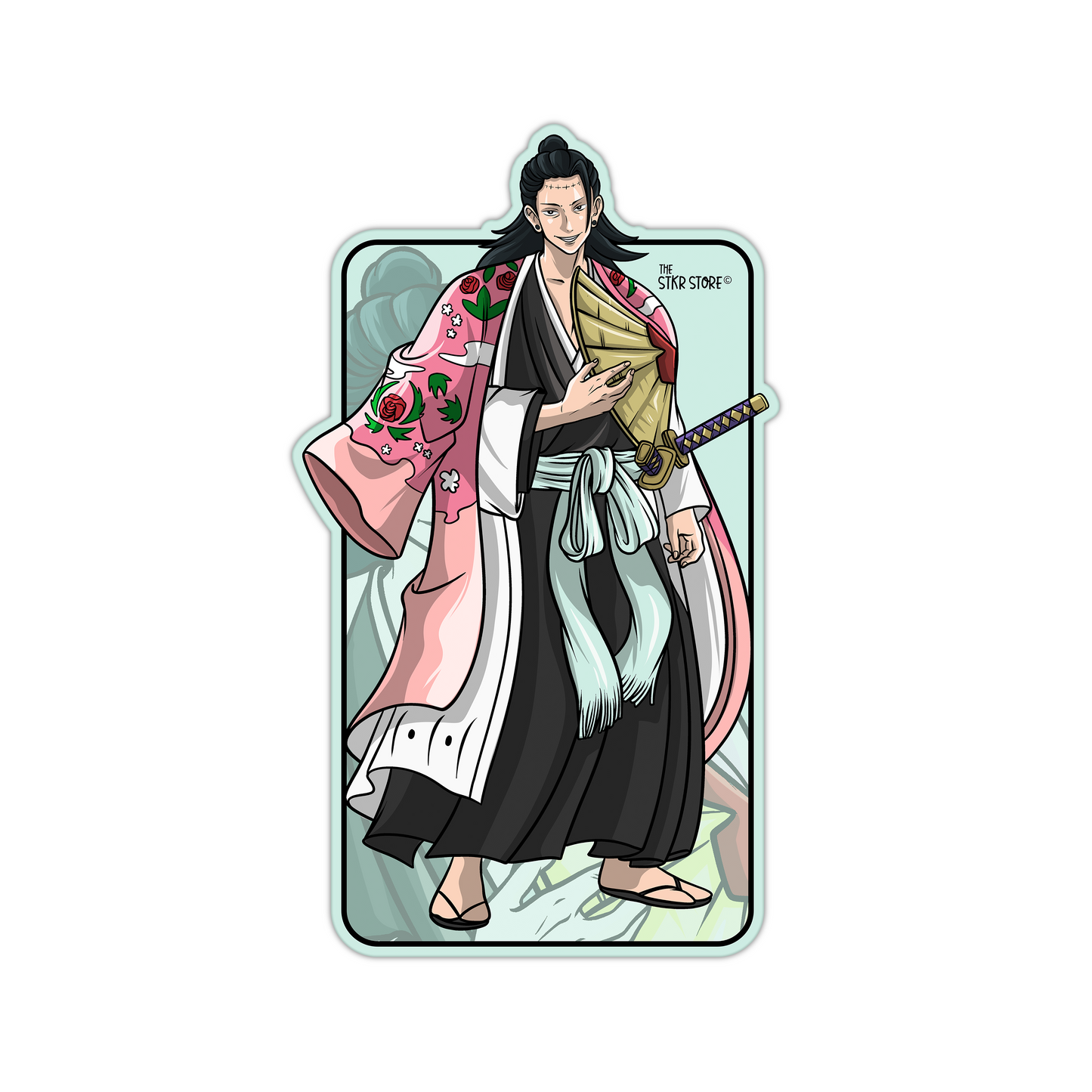 Geto Jujutsu Cosplay Sticker