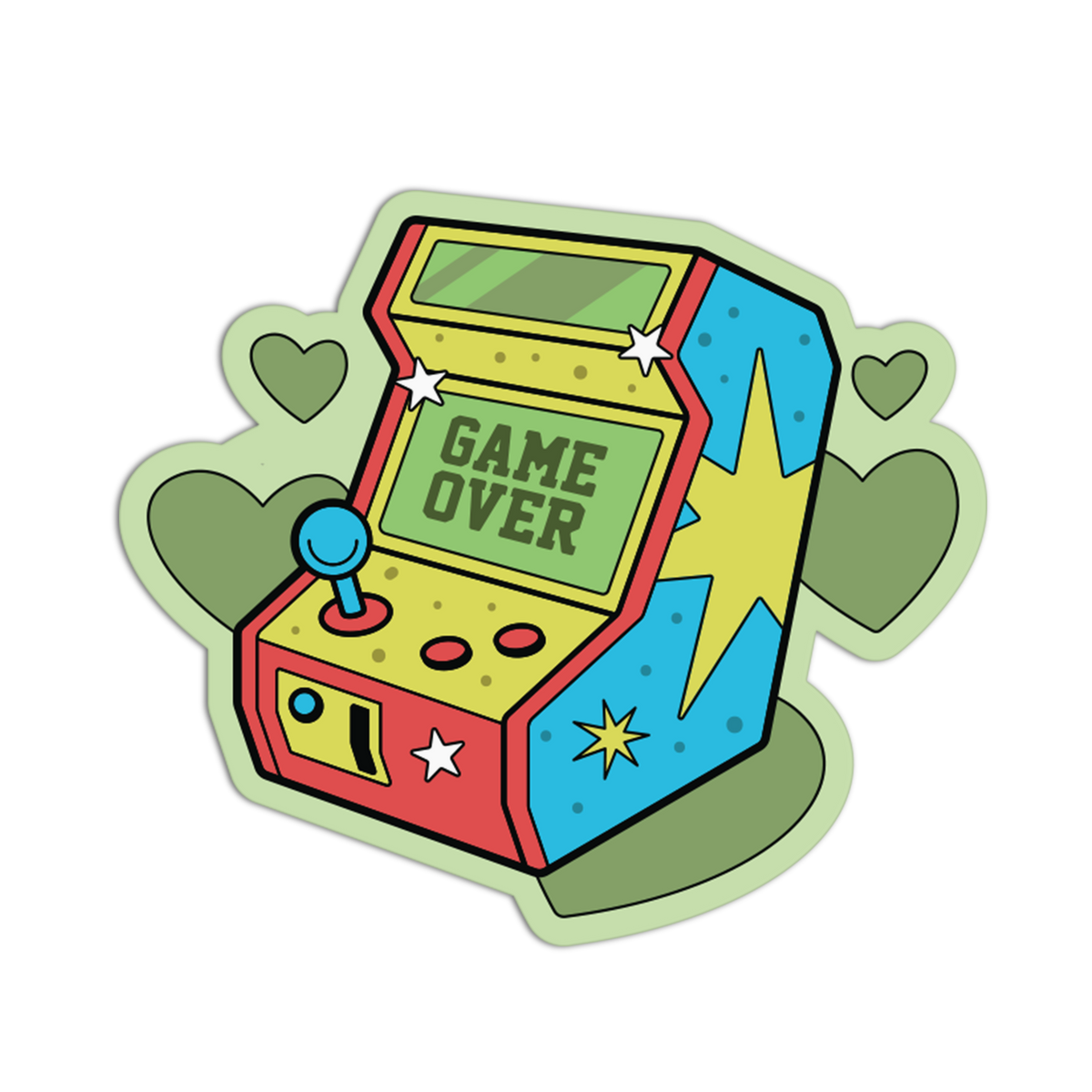 Arcade Machine Gaming Accessories Sticker