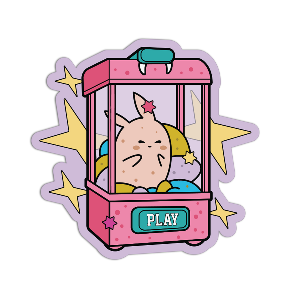 Claw Machine Gaming Accessories Sticker