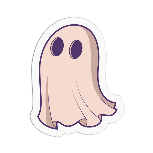 Ghost Halloween Textured Stickers