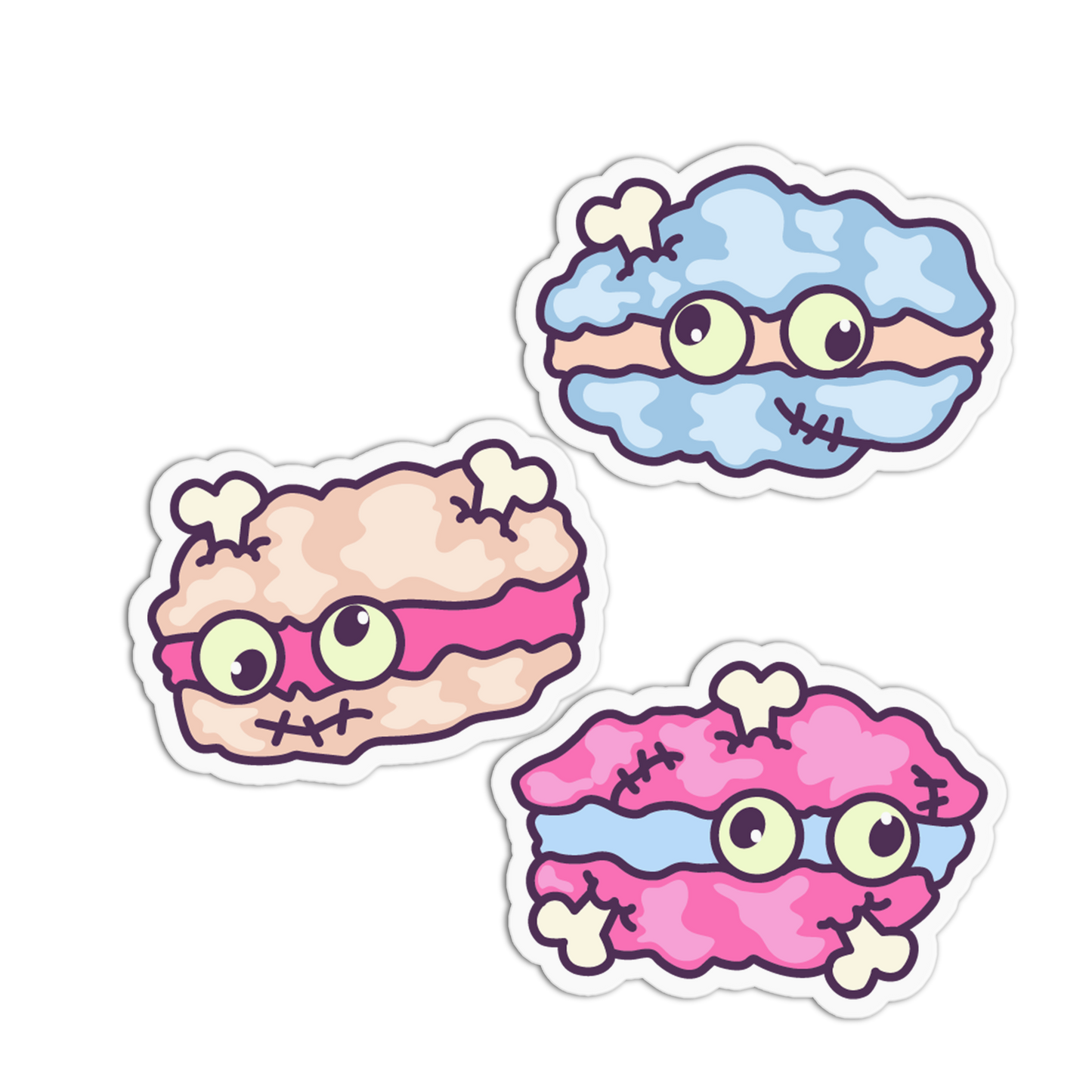 Monster Macarons Halloween Special Sticker