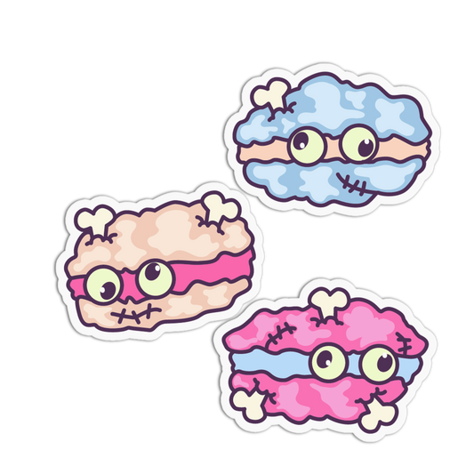 Monster Macarons Halloween Special Sticker