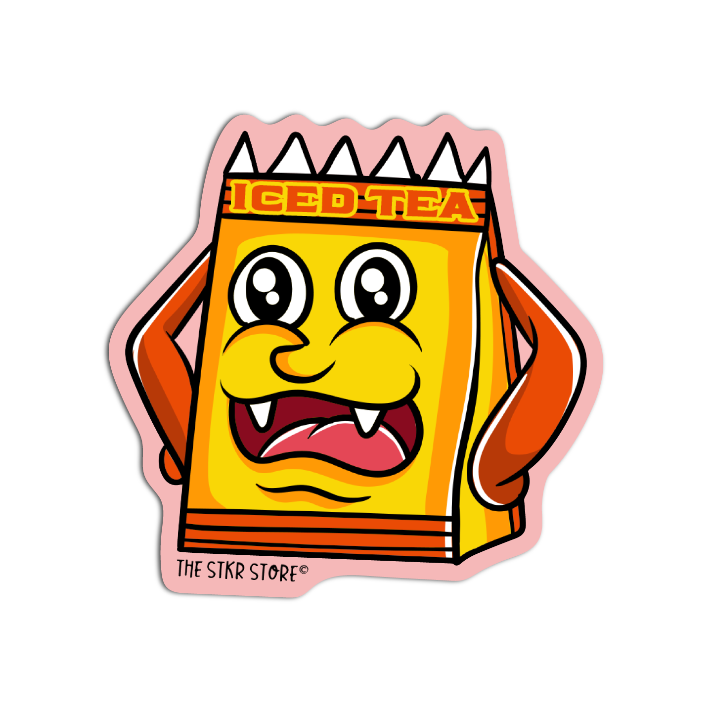 Iced Tea Pantry Monster Sticker