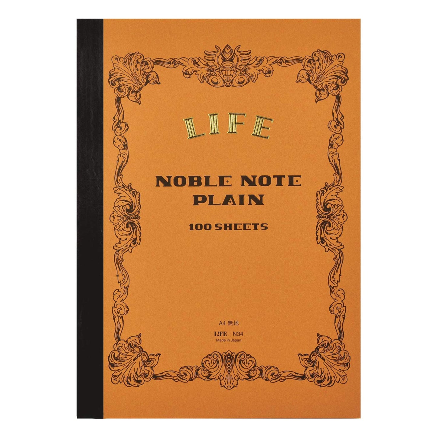 LIFE Stationery Noble Notebook Plain A4