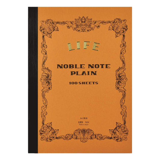 LIFE Stationery Noble Notebook Plain A4