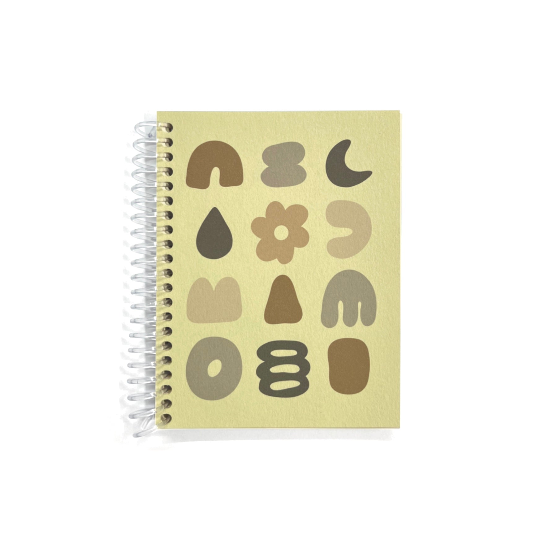 Cream Spiral Notebook Doodles - The Stkr Store