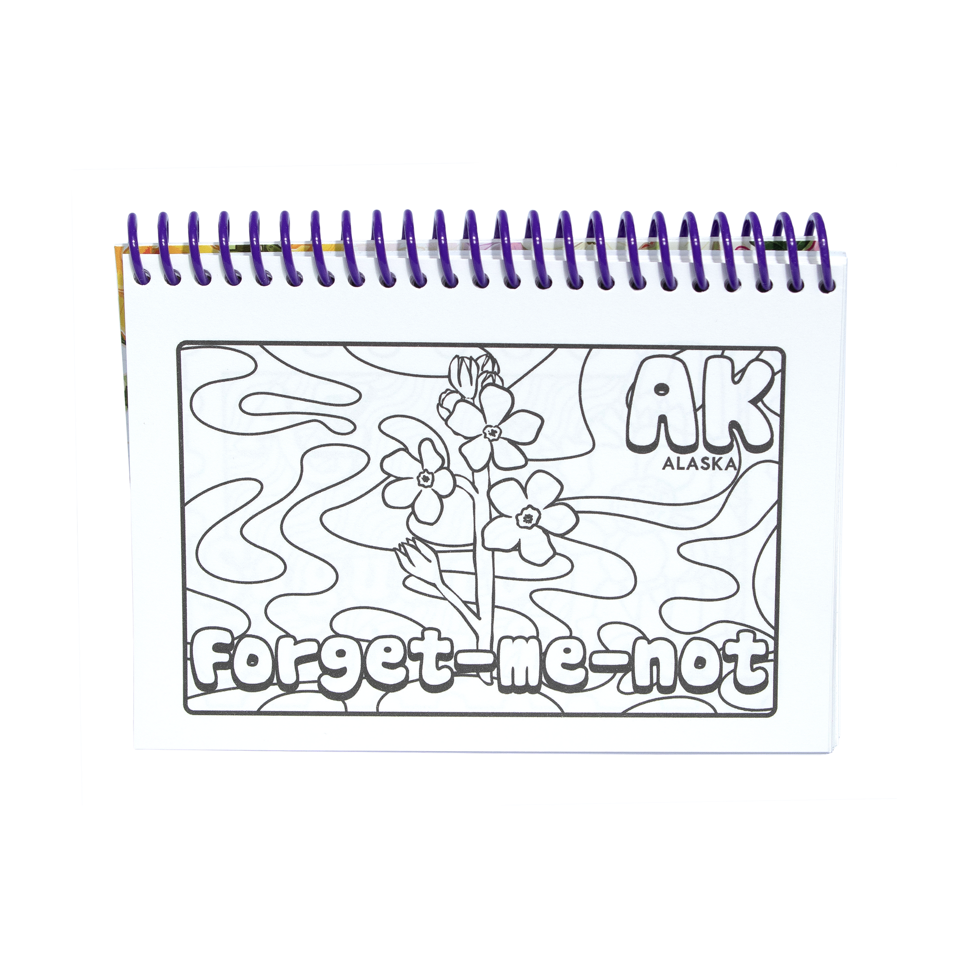 State Flowers Coloring Book