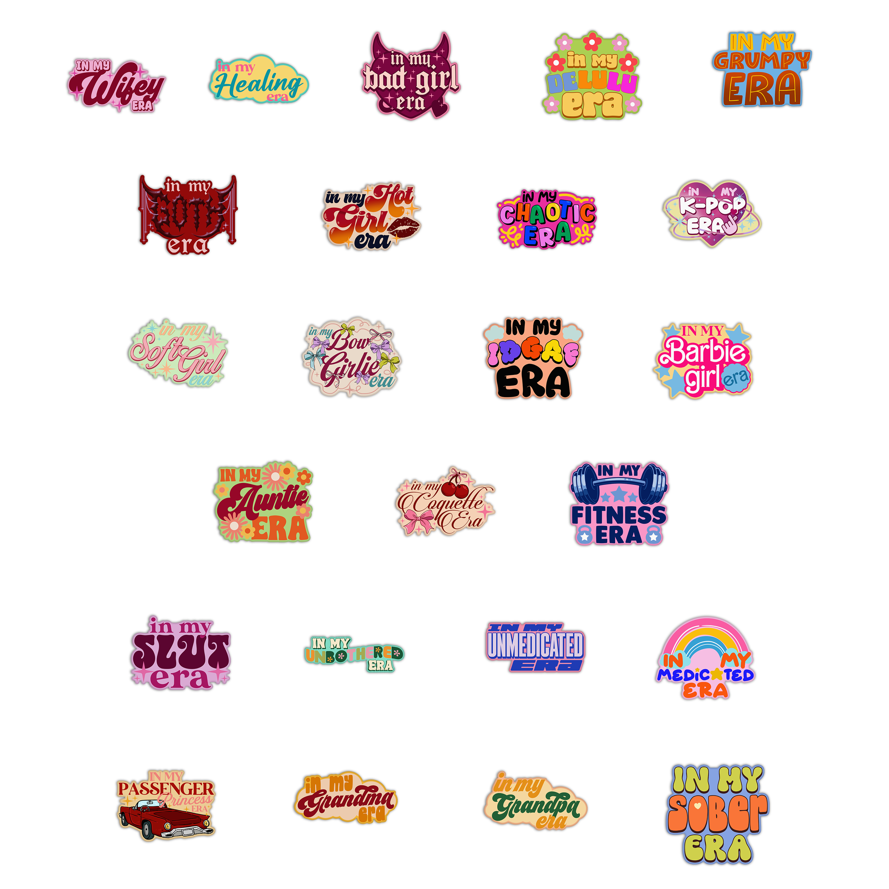 Era Sticker In my Era Sticker Pack – The Stkr Store