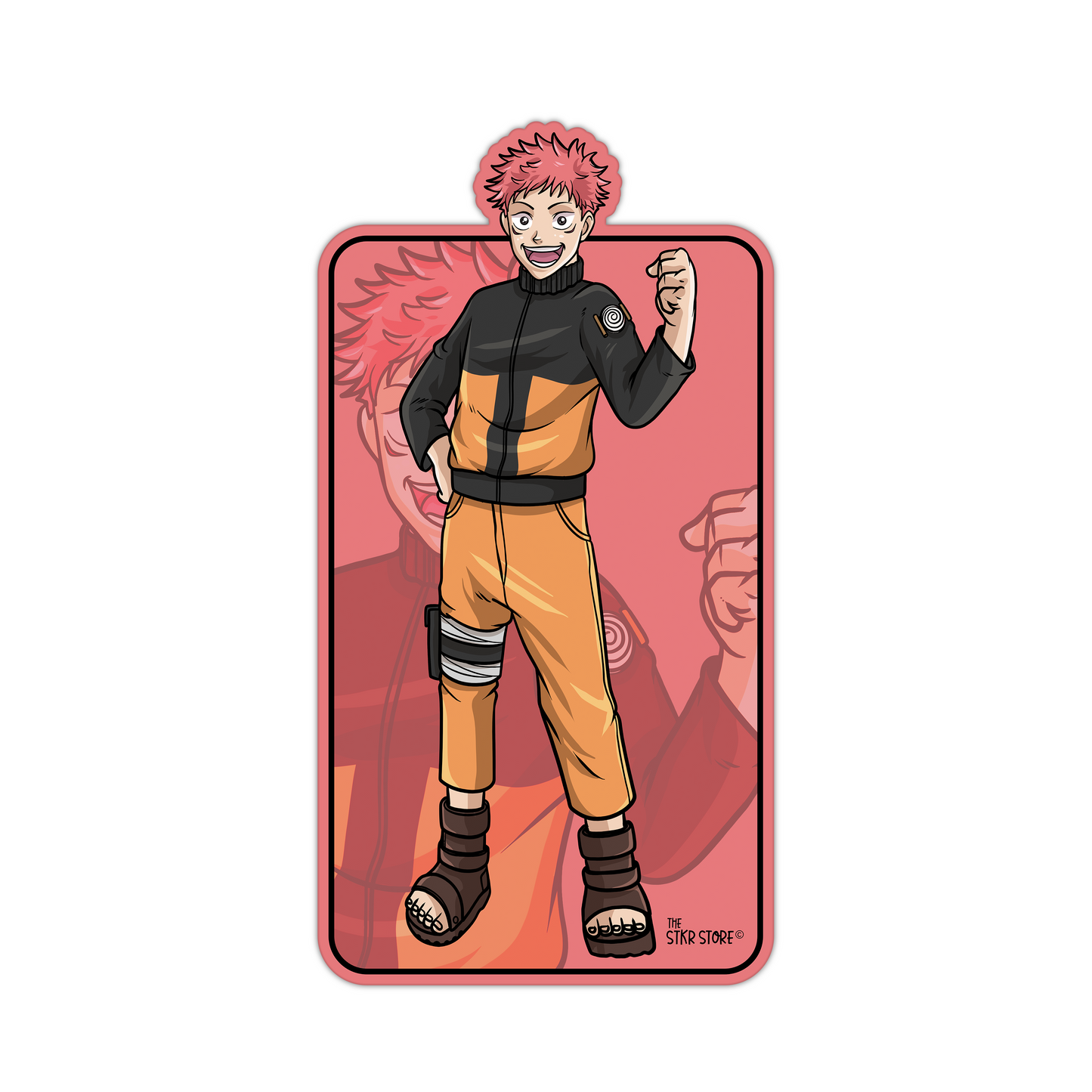 Itadori Jujutsu Cosplay Sticker