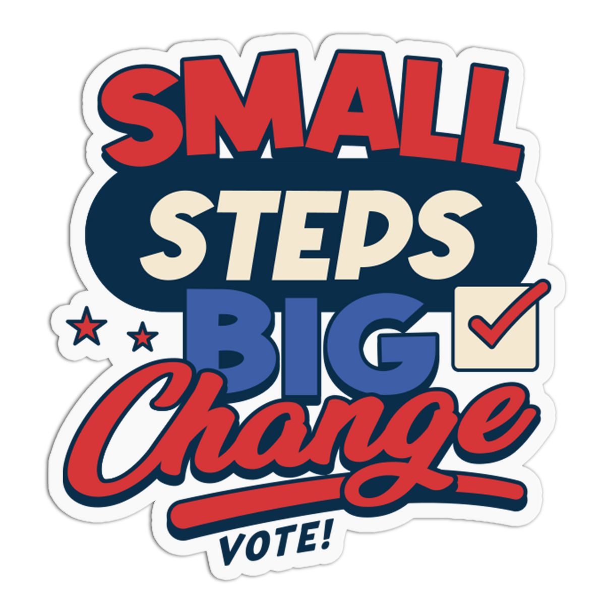 Big Change - iVoted Sticker