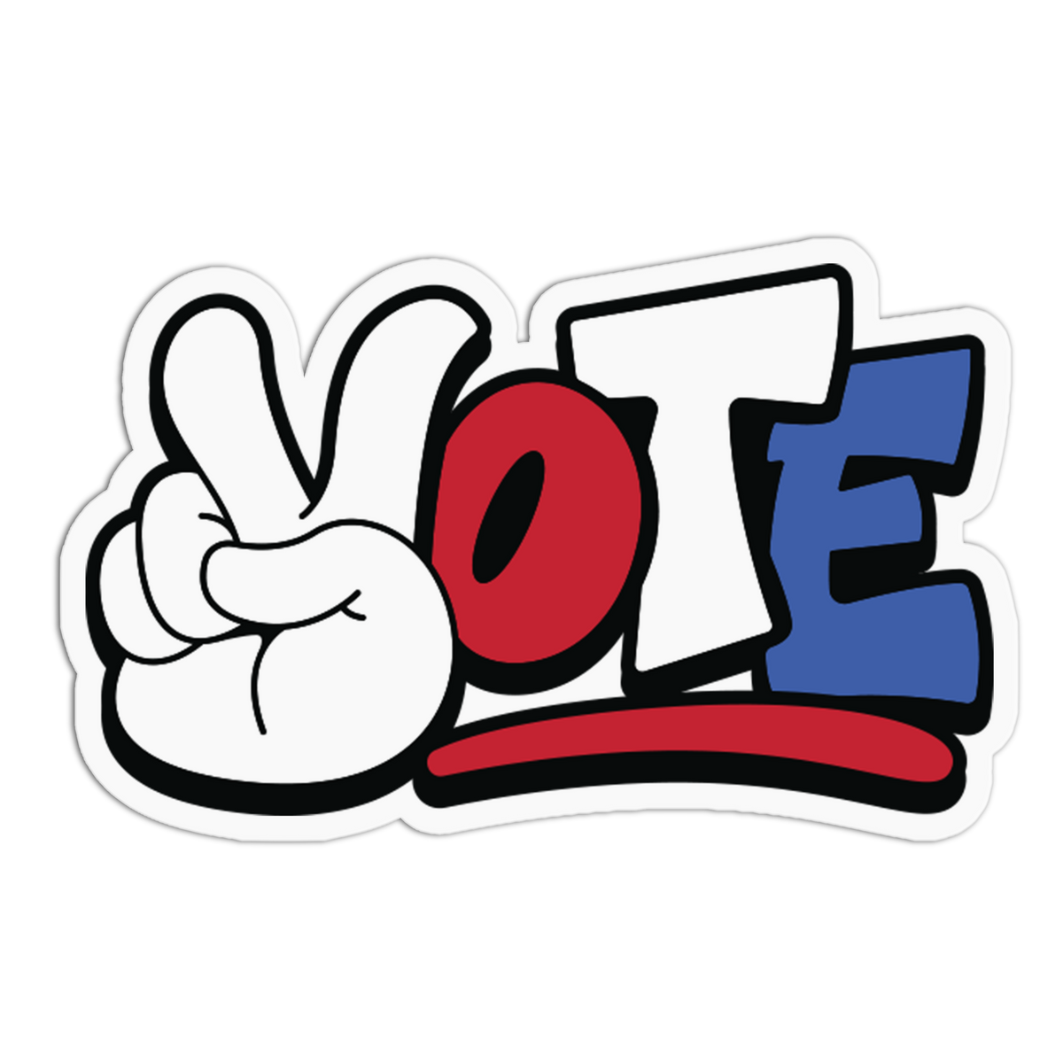 Peace Sign - iVoted Sticker