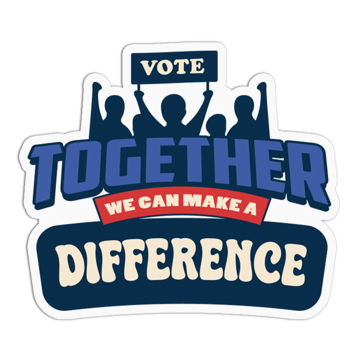 Make Difference - iVoted Sticker