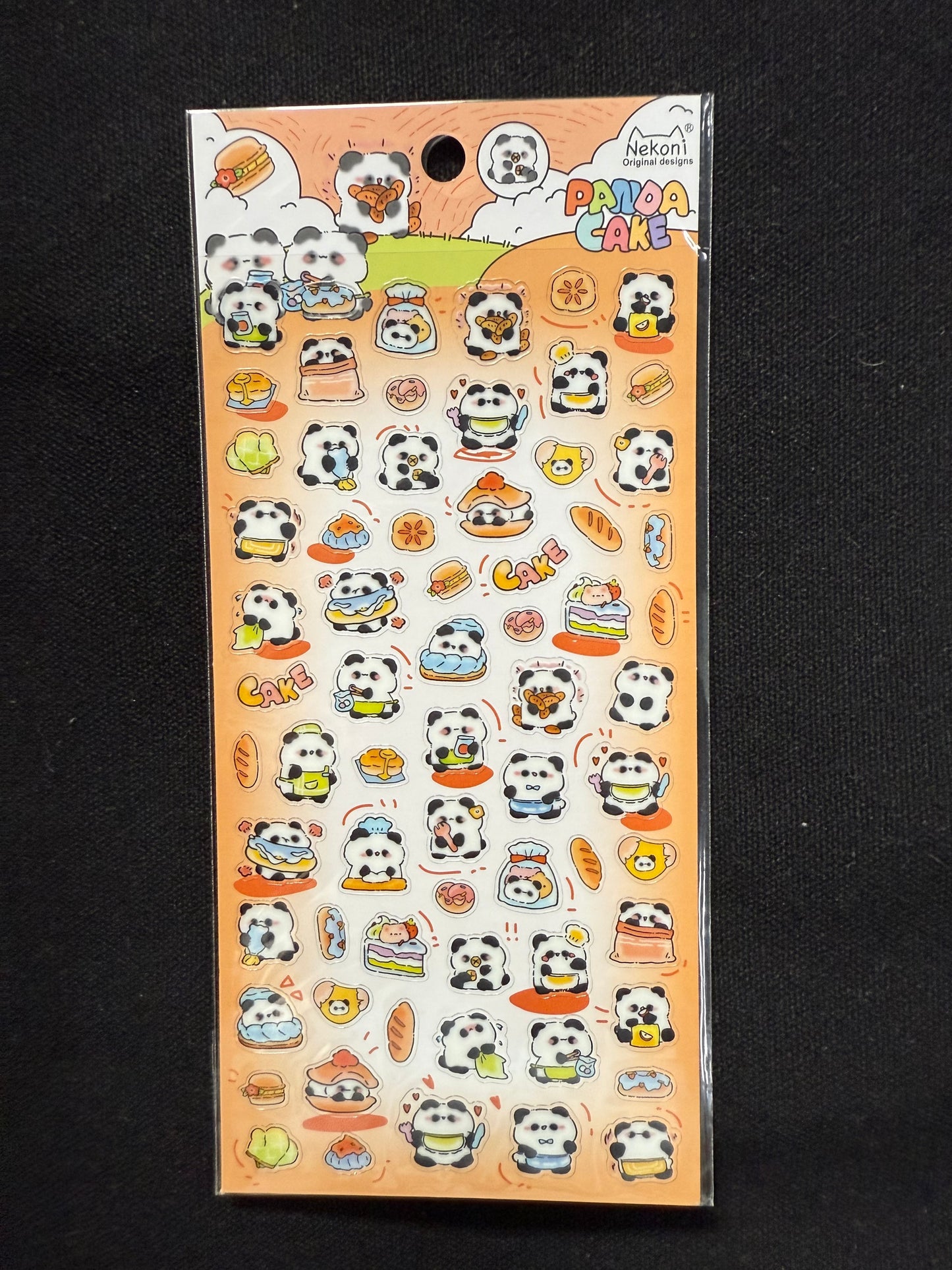 Panda Cake Sticker