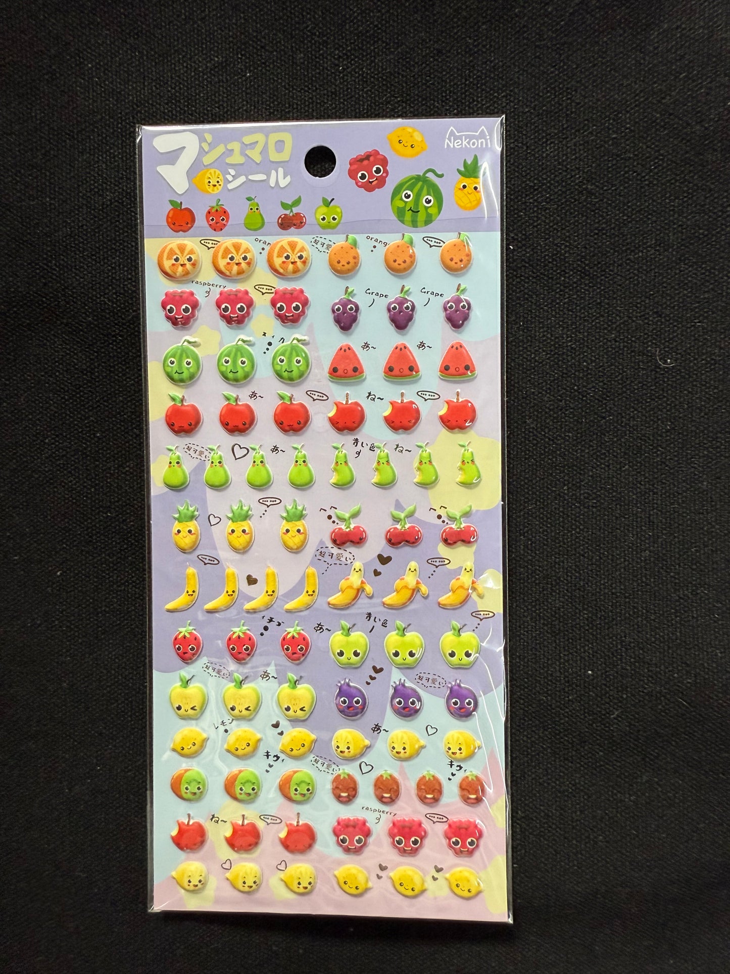 Nekoni Sticker Fruit
