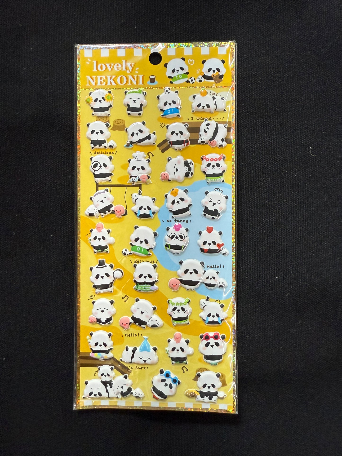 Nekoni Panda Sticker