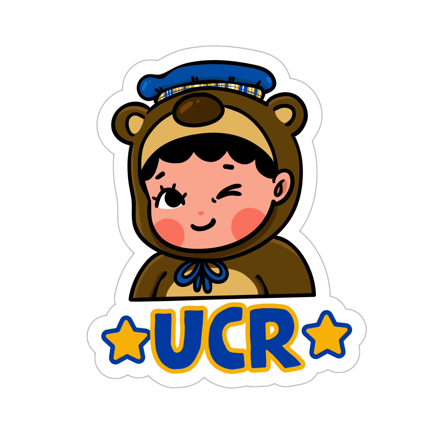 UCR University Stickers