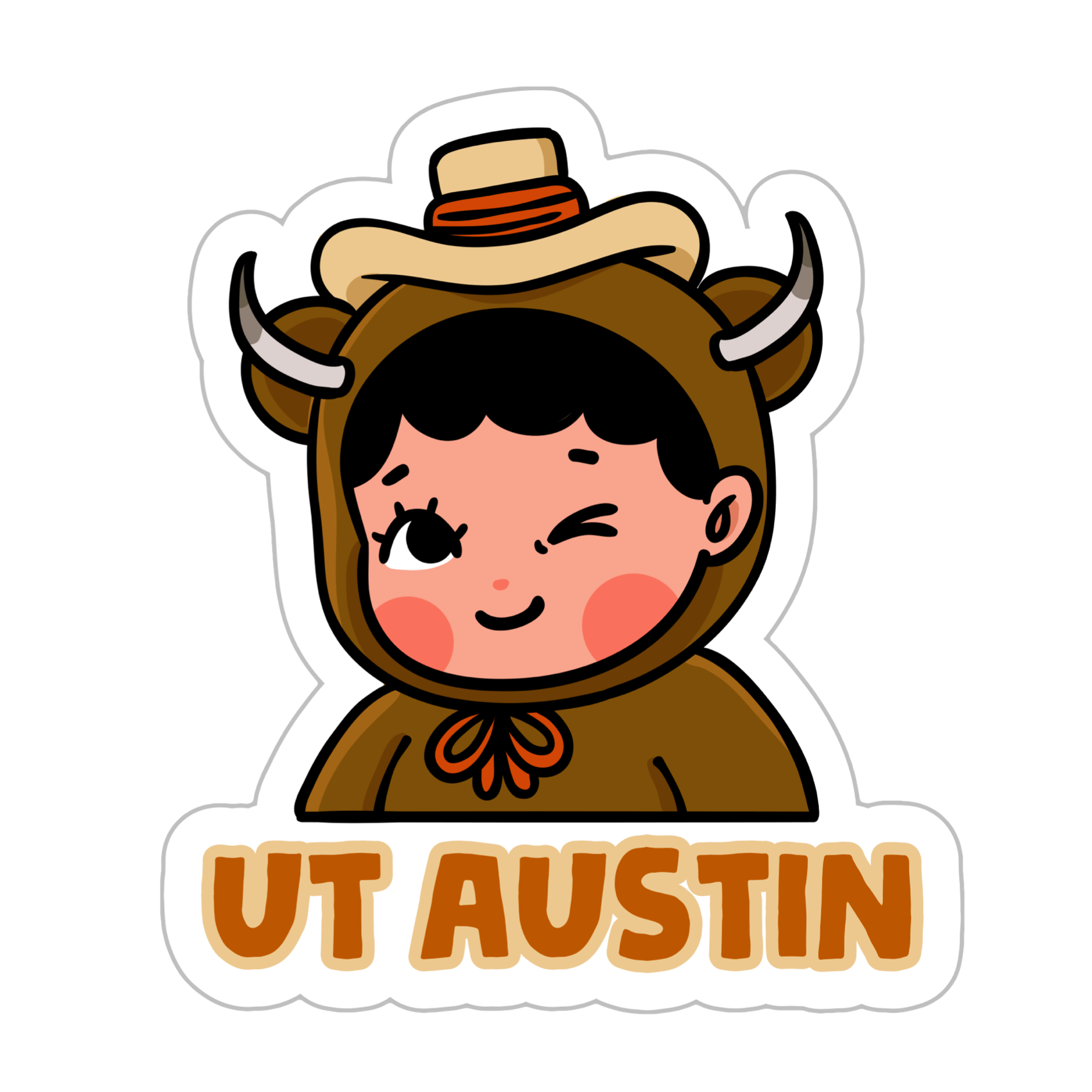 UT AUSTIN University Stickers