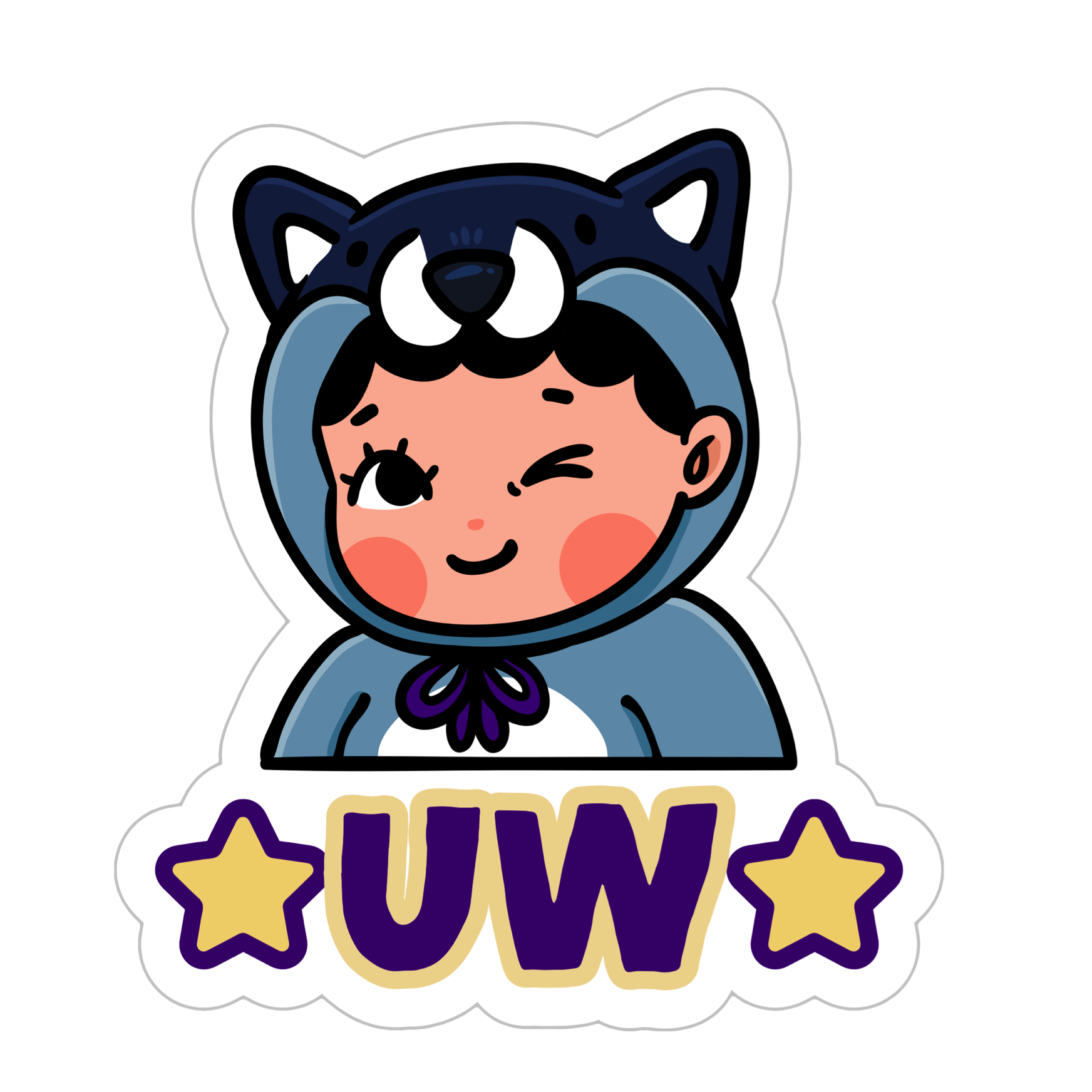 UW University Stickers