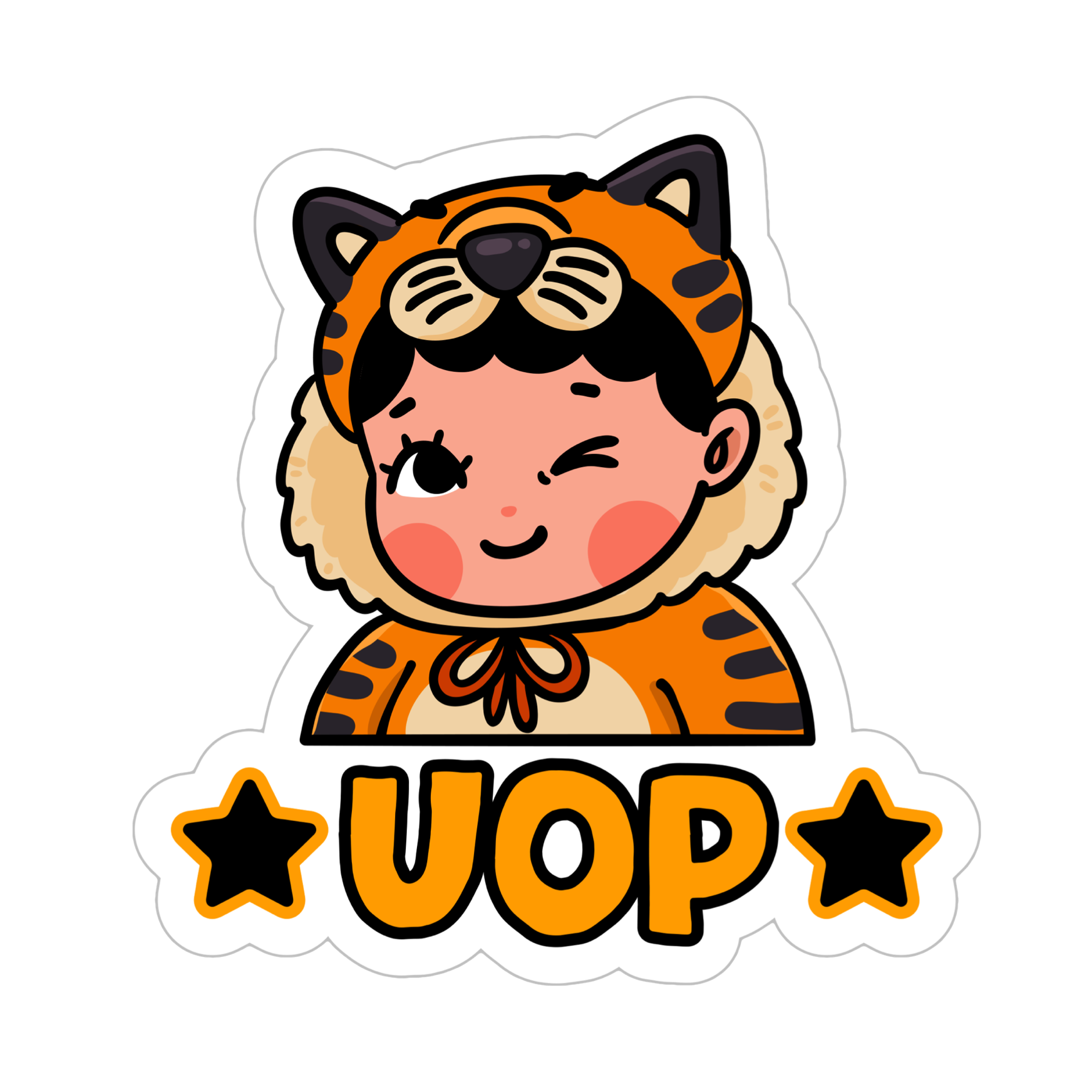 UOP University Stickers