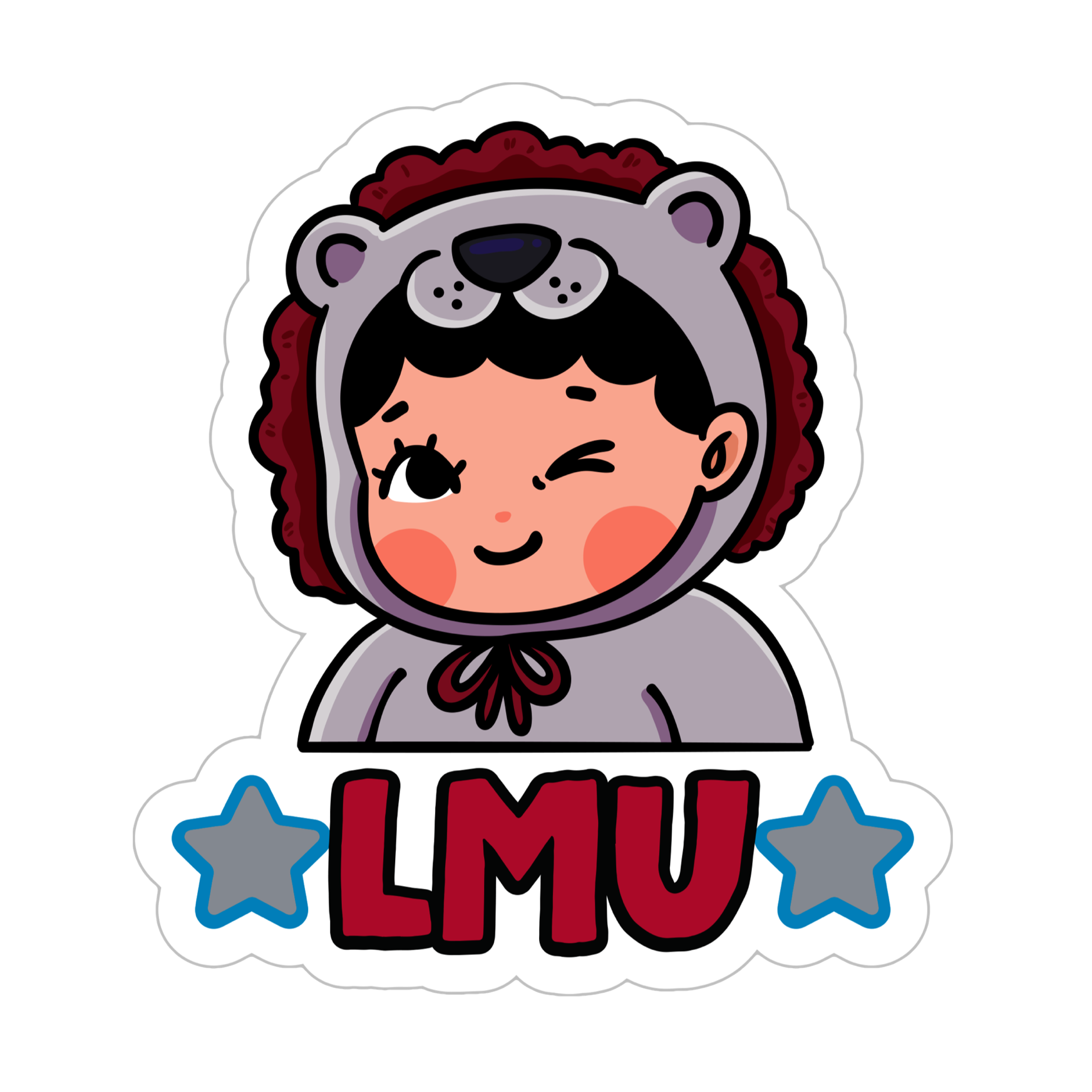 LMU University Stickers