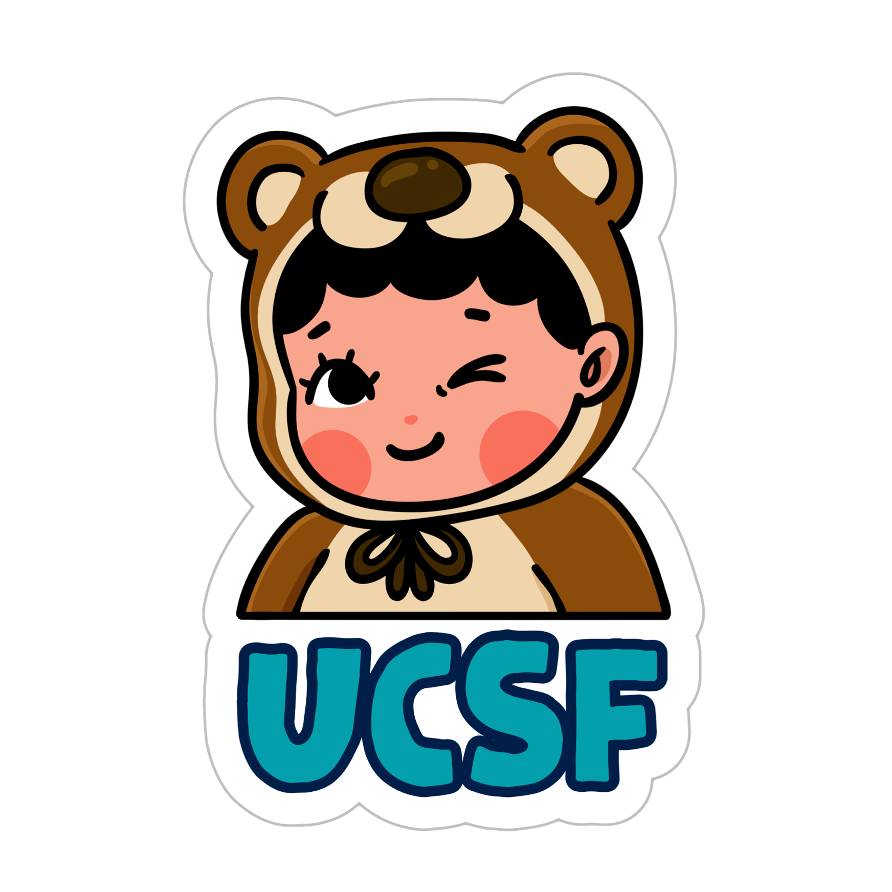 UCSF University Stickers