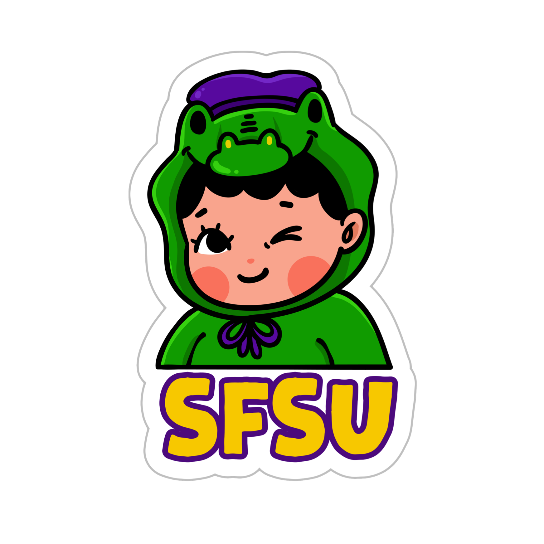 San Francisco State University Sticker