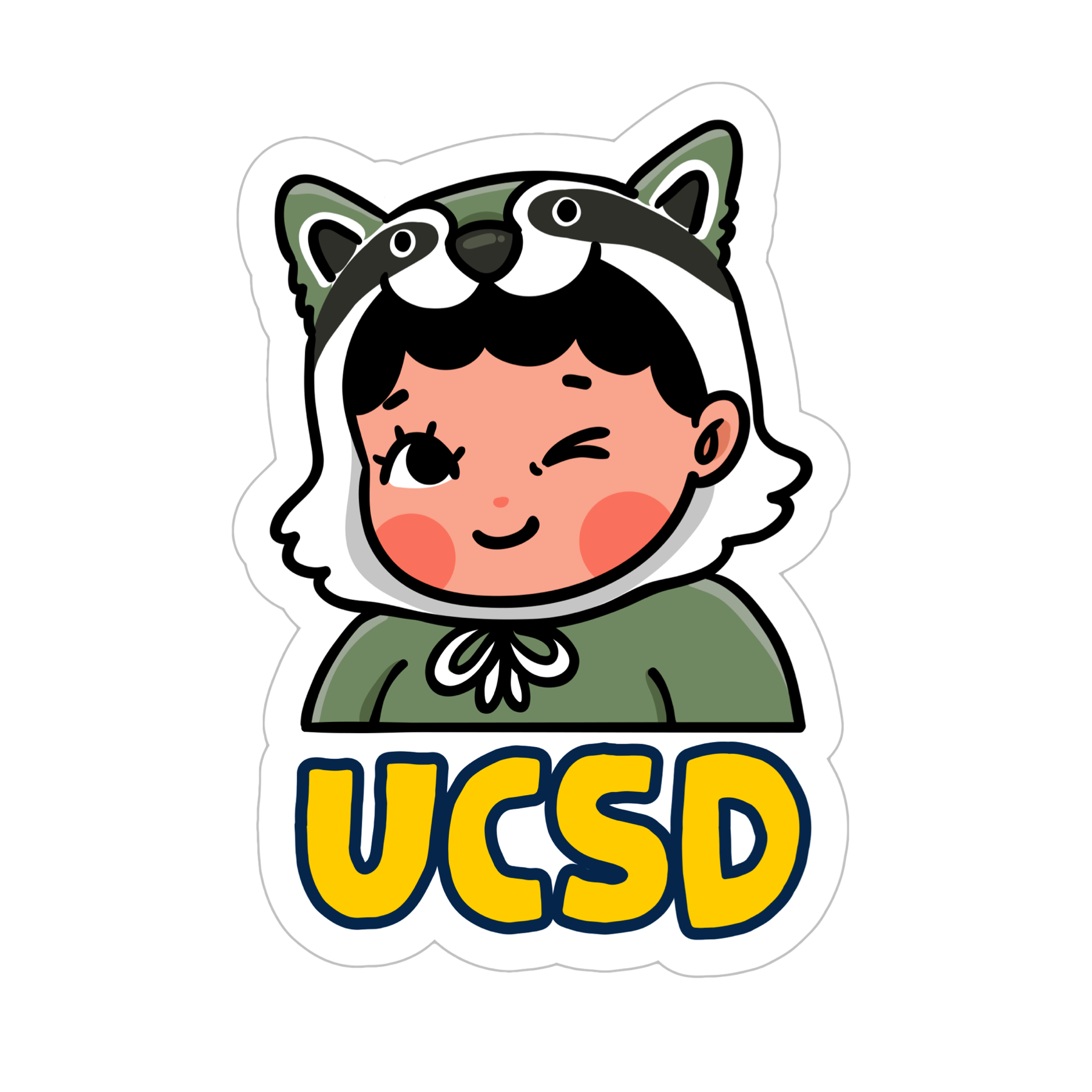 UCSD University Stickers