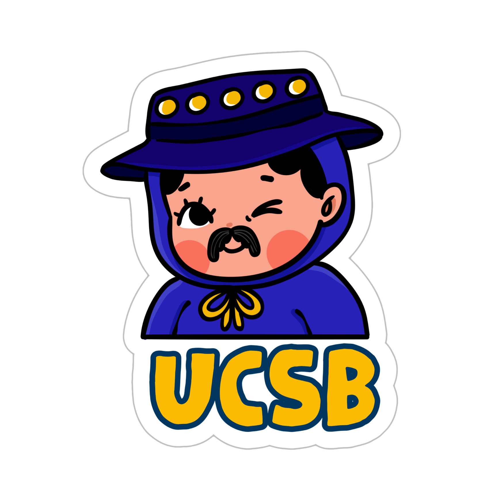 UCSB University Stickers