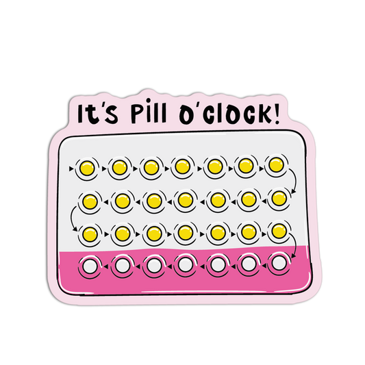 It’s Pill O’Clock!  Medication Textured Stickers