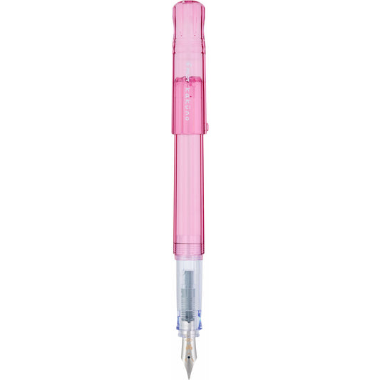 Pilot Kakuno Fountain Pen Translucent Pink Medium Nib