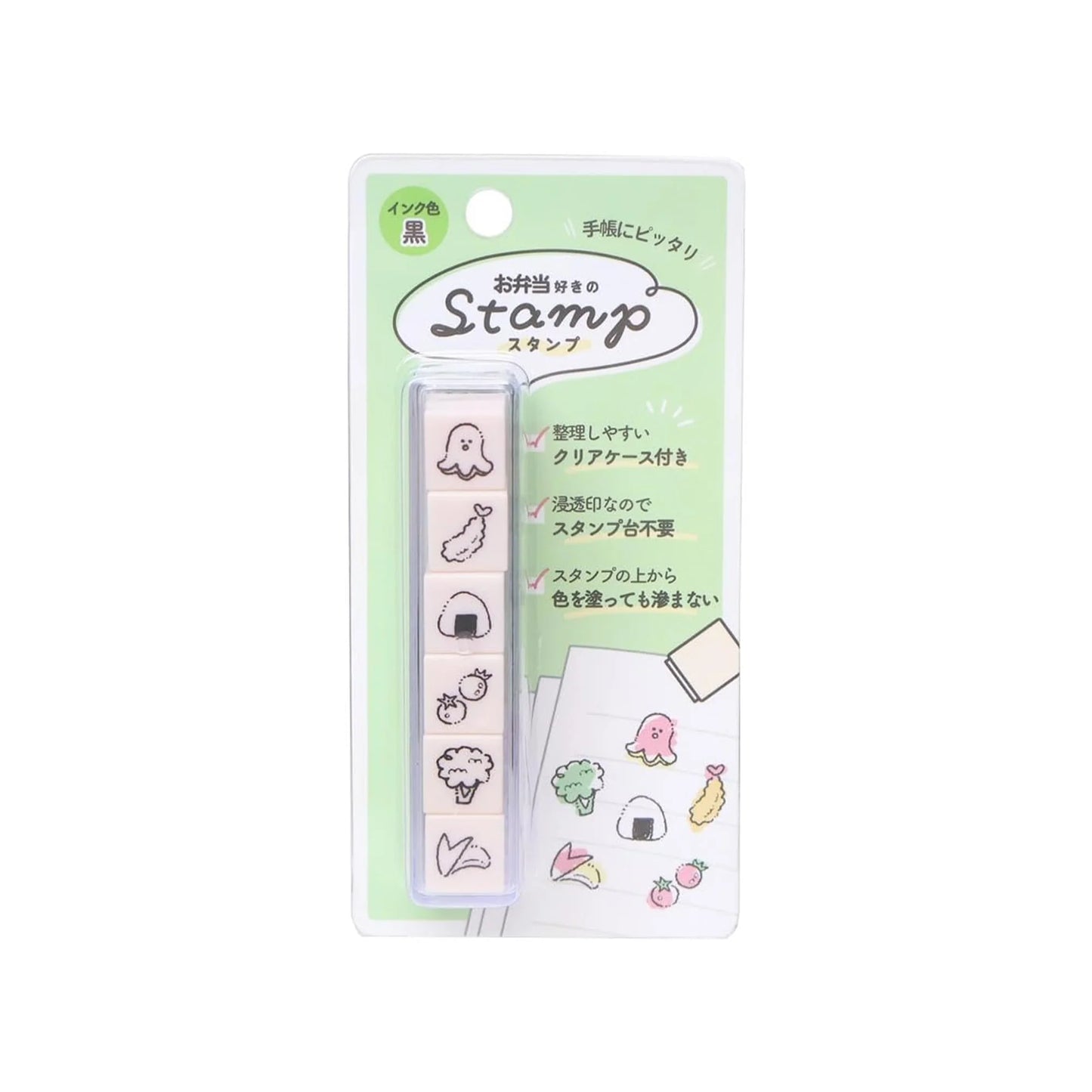 Kamio Japan 6-in-1 Stamp Set
