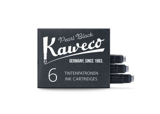Kaweco Ink Cartridges 6 Pack Pearl Black