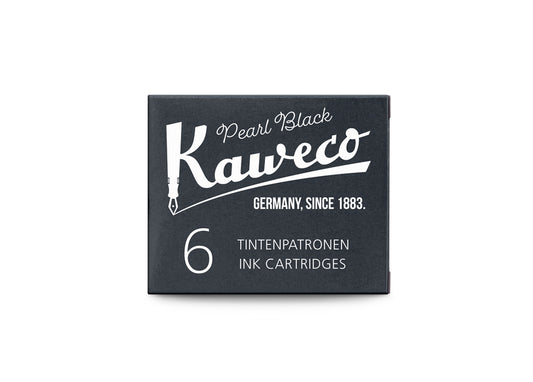 Kaweco Ink Cartridges 6 Pack Pearl Black