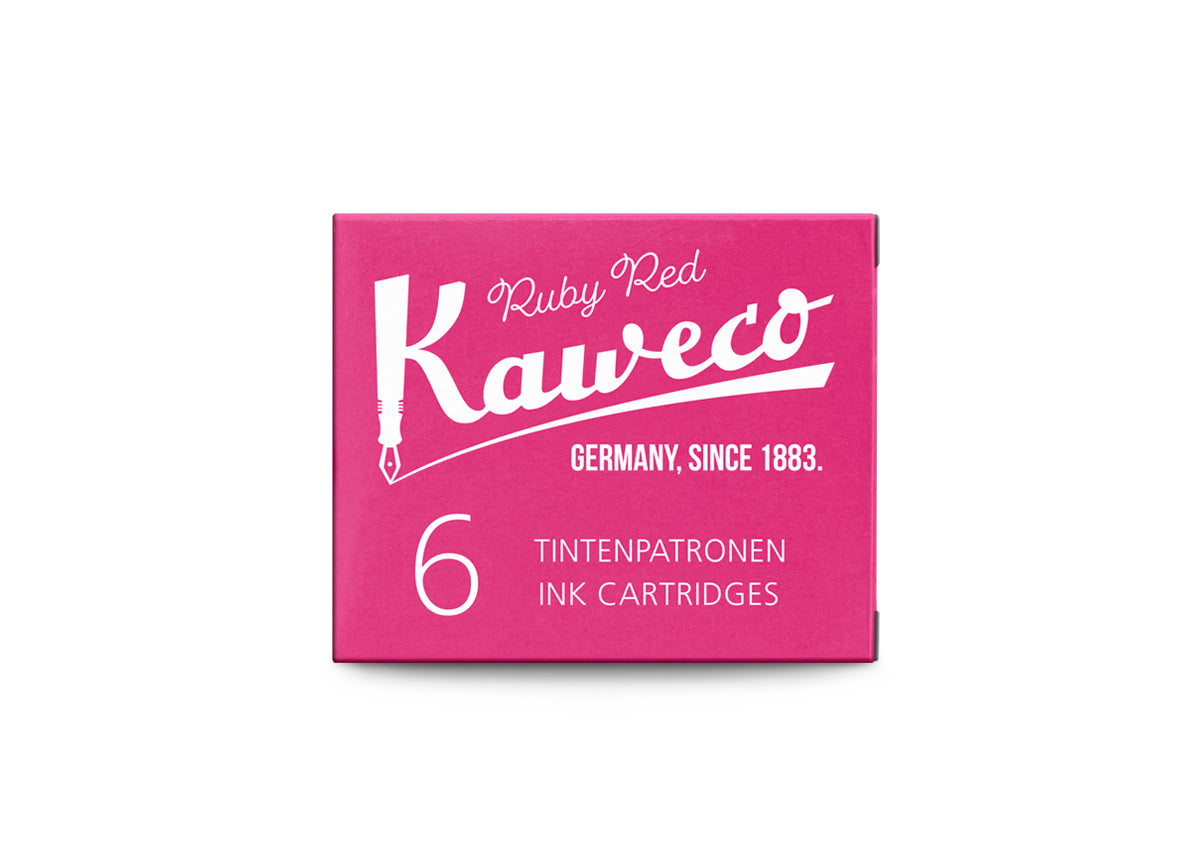 Kaweco Ink Cartridges 6 Pack Ruby Red