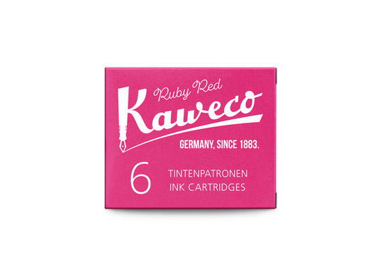 Kaweco Ink Cartridges 6 Pack Ruby Red