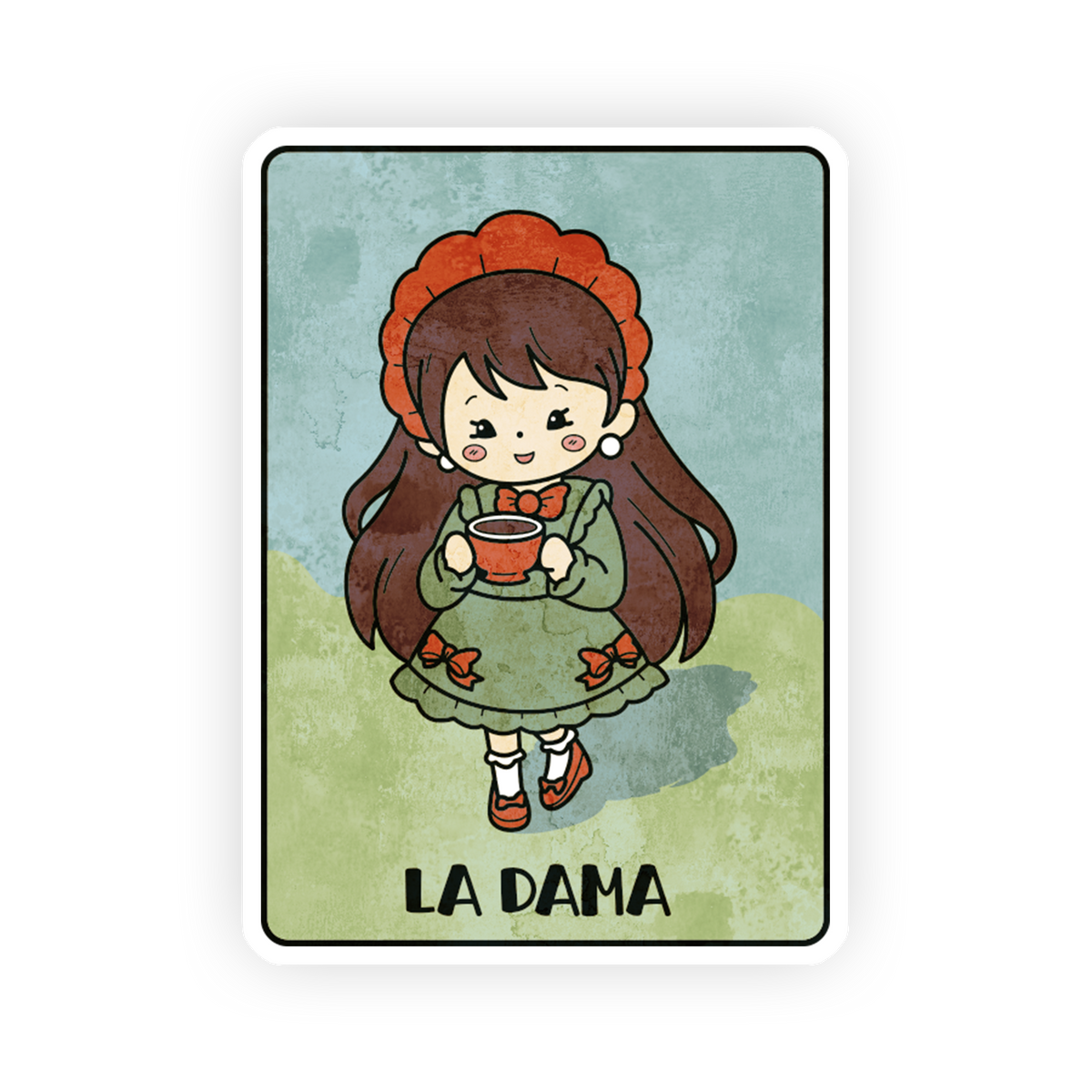 La Dama - La Loteria Sticker