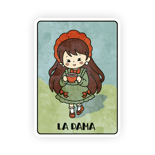 La Dama - La Loteria Sticker