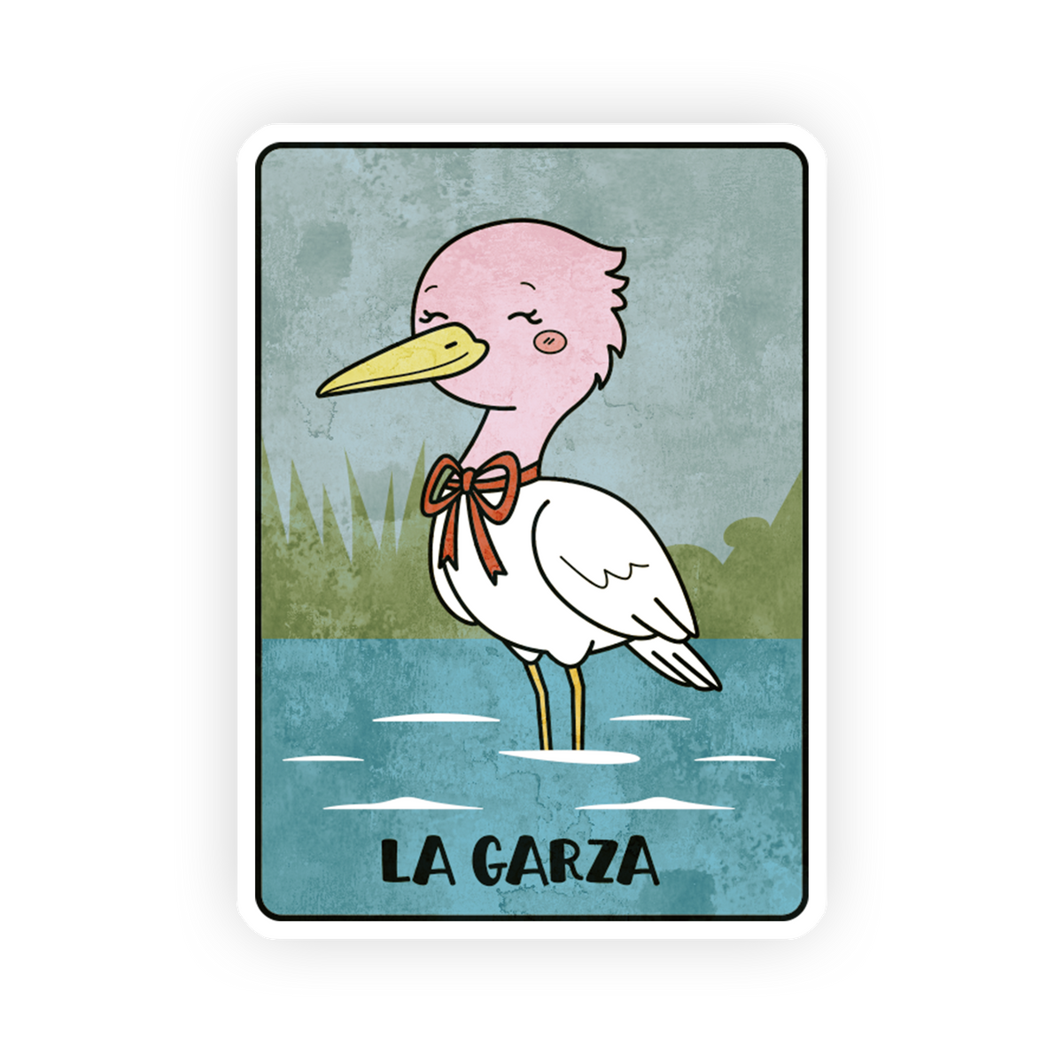La Garza - La Loteria Sticker