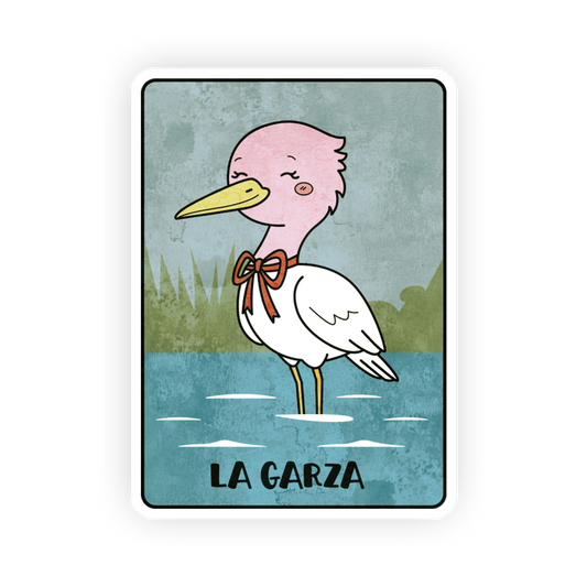 La Garza - La Loteria Sticker