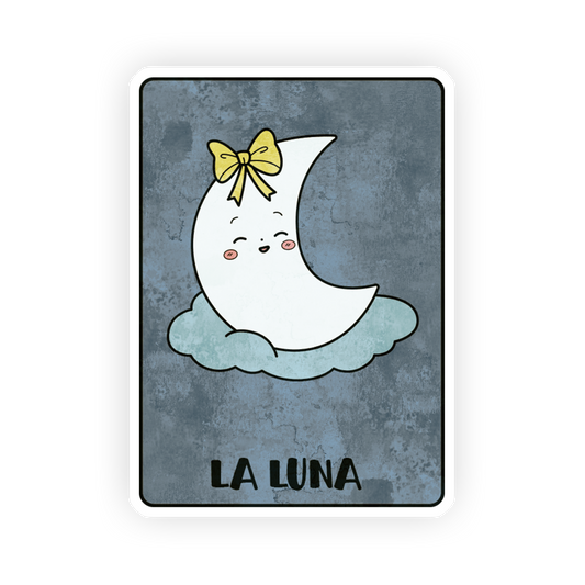 La Luna - La Loteria Sticker