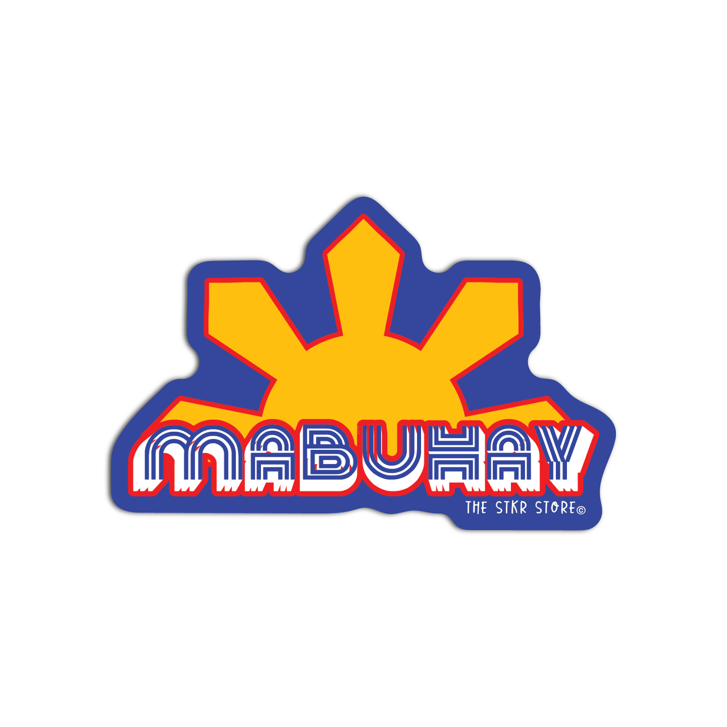 Mabuhay Filipino Words Sticker